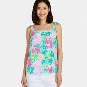 Lilly Pulitzer Jia Tank Top | Size S| Floral Print | Preowned
